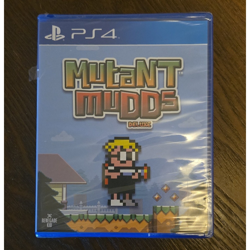 Limited Run Games Mutant Mudds Deluxe PS4 LRG #54 Platformer Video Game New